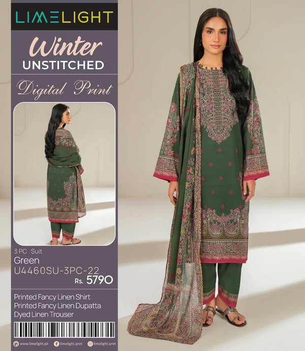 LIME LIGHT 3PC DIGITAL PRINTED LINEN SUITES