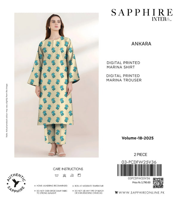 SAPPHIRE 2PC DIGITAL PRINTED MARINA COLLECTIONS
