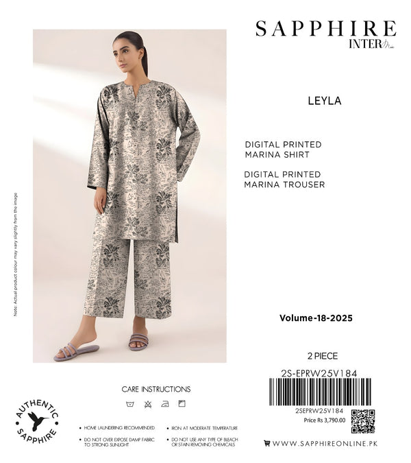 SAPPHIRE 2PC DIGITAL PRINTED MARINA COLLECTIONS