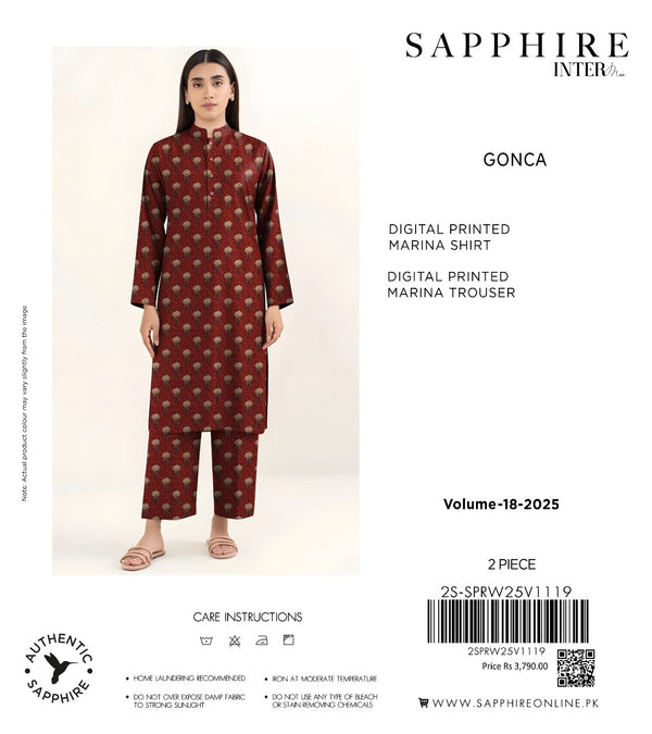 SAPPHIRE 2PC DIGITAL PRINTED MARINA COLLECTIONS