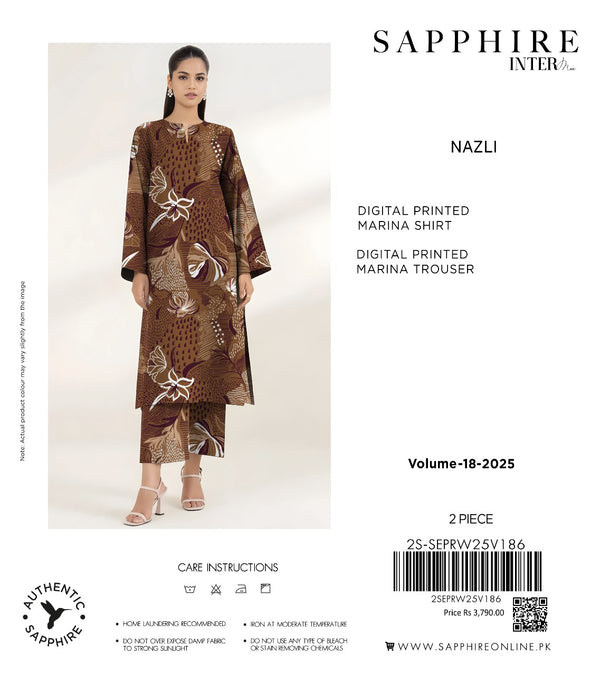 SAPPHIRE 2PC DIGITAL PRINTED MARINA COLLECTIONS