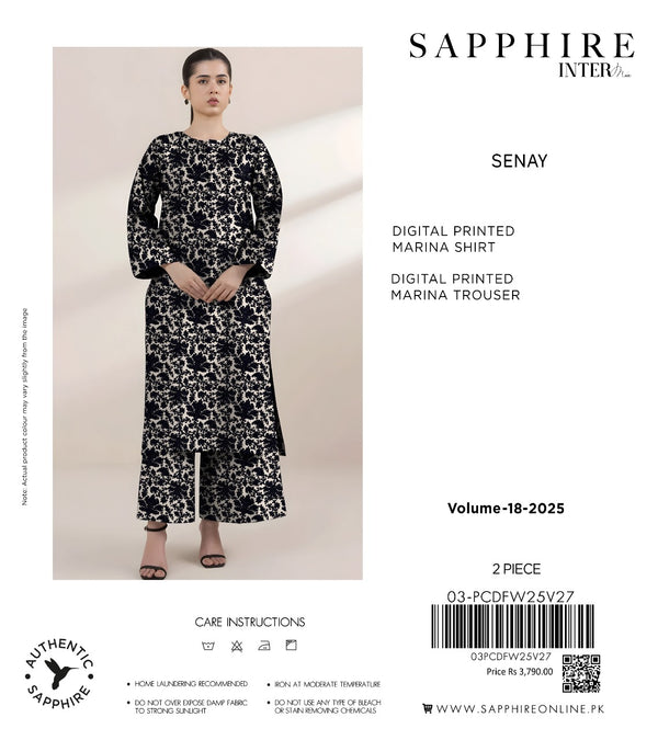 SAPPHIRE 2PC DIGITAL PRINTED MARINA COLLECTIONS
